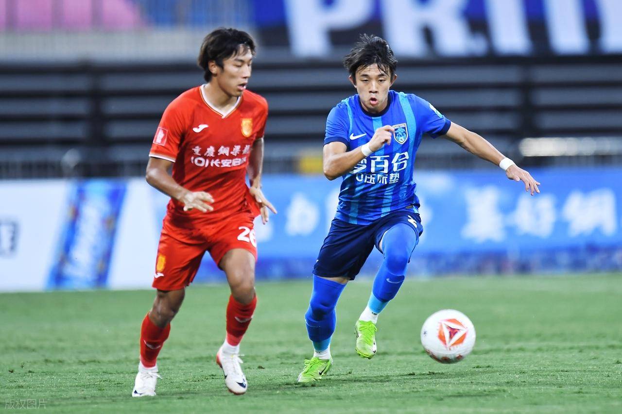 上半场第, 重庆铜梁龙, 取得领先 上半场第, 重庆铜梁龙, 取得领先